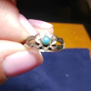 Vintage sterling silver espo ring